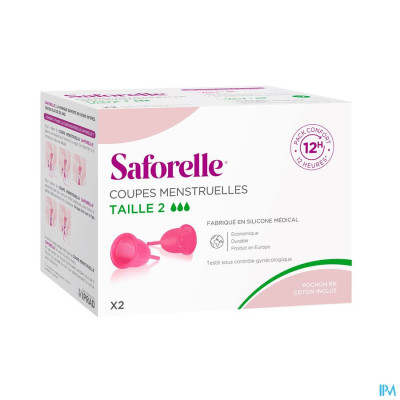 Saforelle Cup Protect Menstruatie Cups T2 (2 stuks)