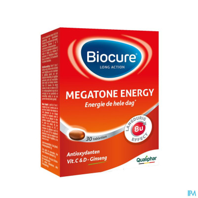 Biocure Megatone Energy Boost La Comp 30