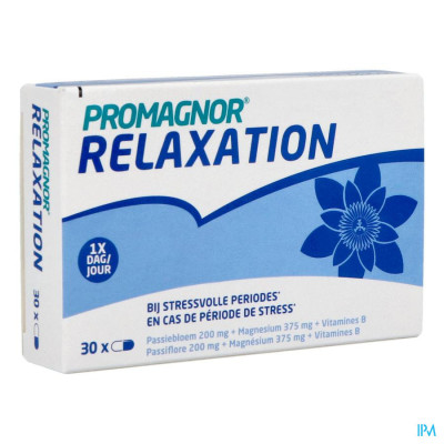 Promagnor Relaxation - Passiebloem, Magnesium & Vitamines B  (30 capsules)