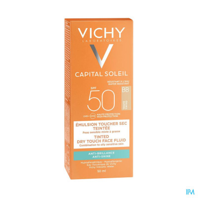 Vichy Capital Soleil BB Émulsion Toucher Sec SPF50 50ml