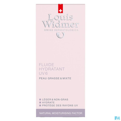 Louis Widmer - Fluide Hydratant UV6 Dag (licht parfum) - 50 ml