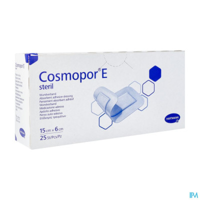 Cosmopor® E Latexvrij 15x6cm (25 stuks)