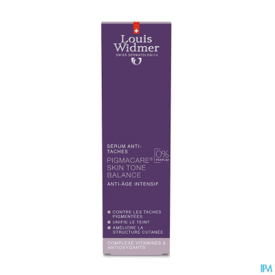 Louis Widmer - Intensief Anti-Ageing Pigmacare® Skin Tone Balance (zonder parfum) - 30ml