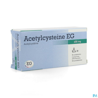 Acetylcysteine EG 600Mg Bruistabl 30X600Mg