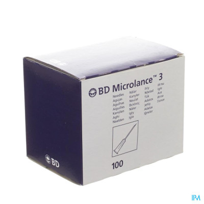 Bd Microlance 3 Nld 27g 1/2 Rb 0,4x13mm Grijs 1