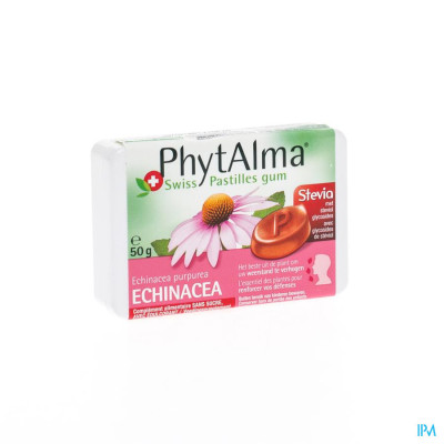 PhytAlma Echinaceapastilles met Stevia (50g)