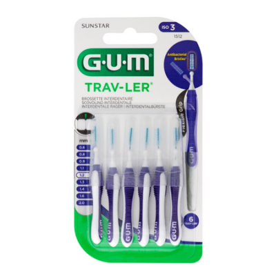 GUM® Interdentaal Borsteltje TRAV-LER 1,2mm 1512 (6 stuks)