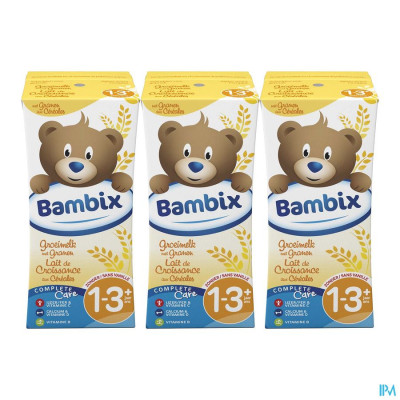 Bambix Groeimelk Granen 3x200ml