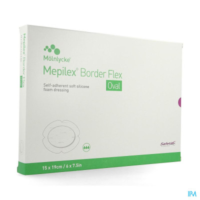 Molnlycke® Mepilex Border Flex Oval Verb 15x19cm 5 583400