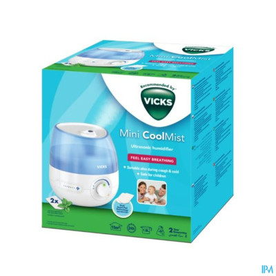 Vicks Mini Cool Mist Ultrasone Luchtbevochtiger 