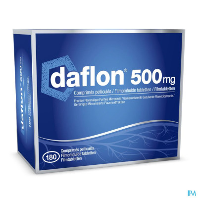 Daflon 500 Filmomh Tabl 180 X 500mg