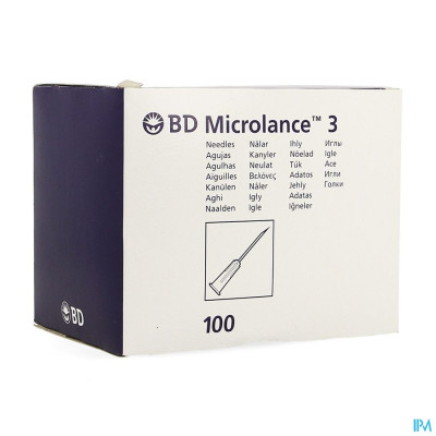 Bd Microlance Naald Hypoderm. 27g 1/2'' Ster 100