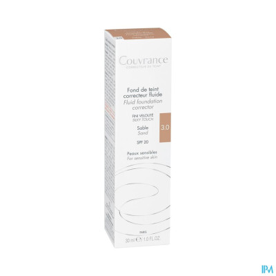 Avène Couvrance Fdt Correct. Fluide 3 Sable (30ml)