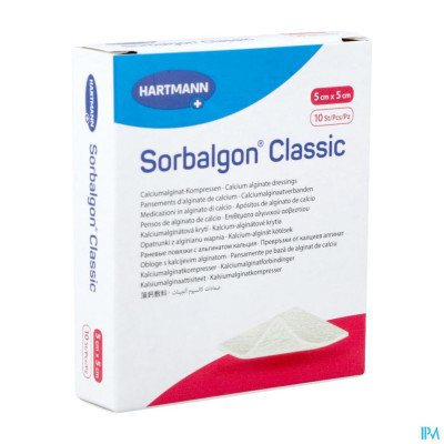 Sorbalgon® 5x5cm Steriel (10 stuks)