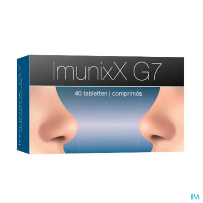 ImunixX G7 Weerstand en Luchtwegen (40 tabletten)