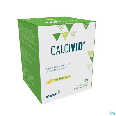 CALCIVID® 1000mg/800ie Citroen (90 kauwtabletten)