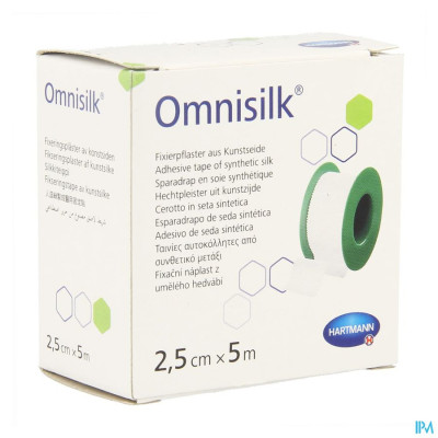 Omnisilk® Fixatiepleister 2,5cmx5m (1 rol)