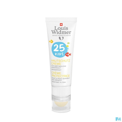 Louis Widmer Sun - Kids Skin Protection Cream 25 met Lipstick (zonder parfum) - 25ml