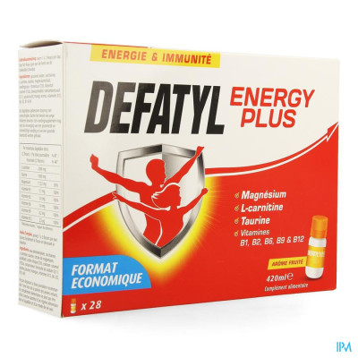 Defatyl Energy Plus (28 Flacons)