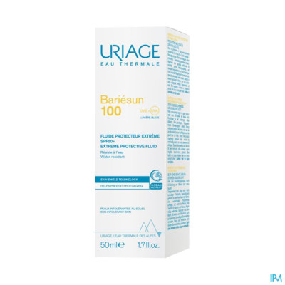 Uriage Bariesun Fluide 100 Ext. Besch. Ip50+ 50ml