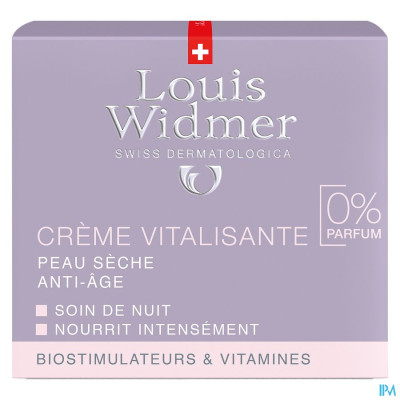 Louis Widmer - Nachtcrème Vitalisante (zonder parfum) - 50ml