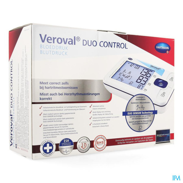Veroval® Duo Control Bovenarm Bloeddrukmeter Large (Manchet 32-42cm)