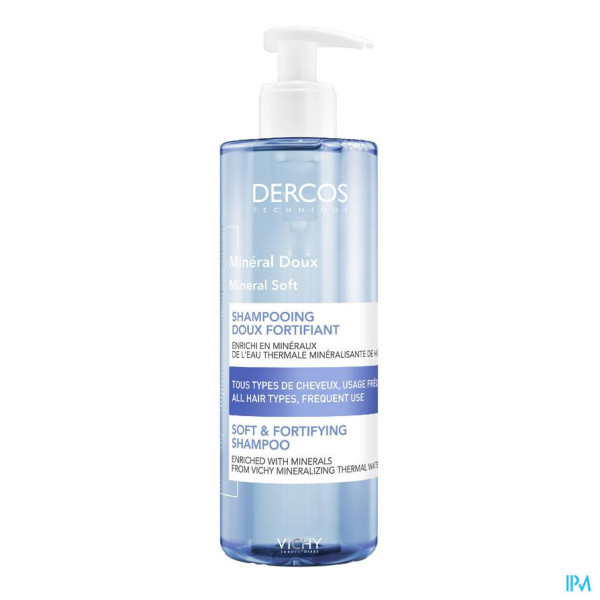 Vichy Dercos Mineral Doux Shampooing Doux Fortifiant 390ml