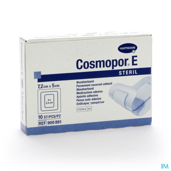 Cosmopor® E Zelfklevend Wondsnelverband 7,2x5cm (10 st)