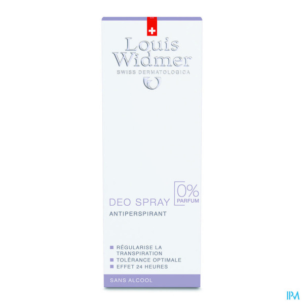Louis Widmer - Deo Spray (zonder parfum) - 75 ml