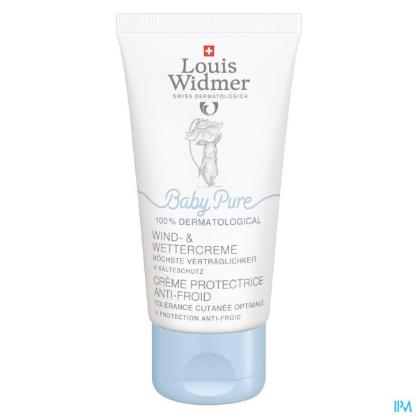 Louis Widmer - BabyPure Weer en Wind Crème (zonder parfum) - 50 ml