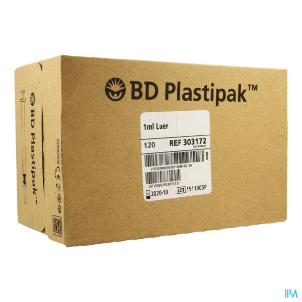 Bd Plastipak Spuit Luer Tuberculine 1ml 1 303172 Online Kopen Of ...