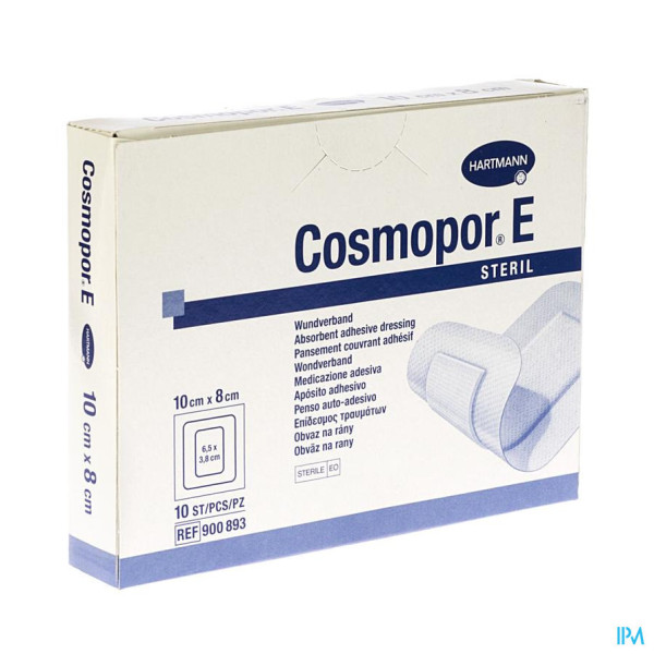 Cosmopor® E Zelfklevend Wondsnelverband 10x8cm (10 st)